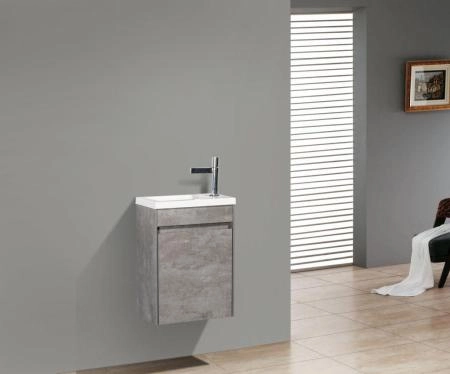 Тумба под раковину Belbagno PIETRA MINI Stucco Cemento Левостороннее подвесная PIETRA MINI-460-1A-SO-SCM-L