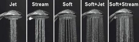 Ravak лейка круглая 5 функций X07P008