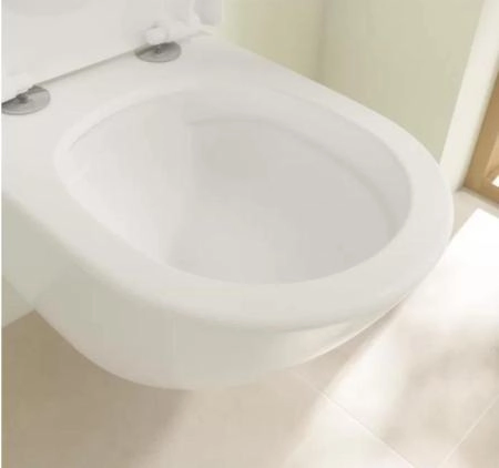 Унитаз Villeroy Boch Subway 3.0 4670TS01 370х560, с крышкой-сиденьем 9M78S101, цвет Альпийский белый