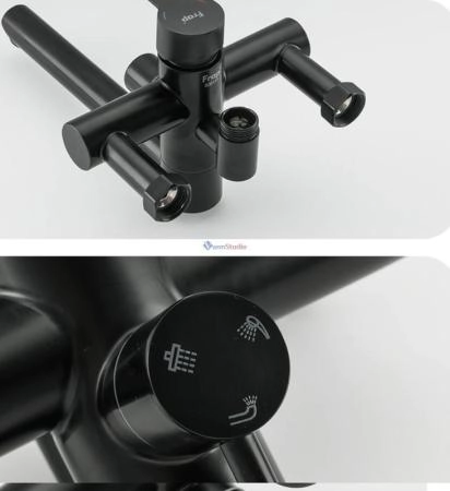 Душевая система Frap F24801-6 черный