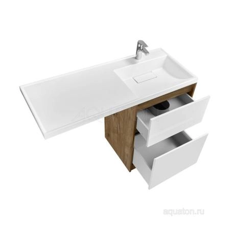 Тумба под раковину AQUATON Лондри 60 Дуб Рустикальный без фасада 1A266901LHDR0