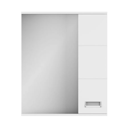 Зеркало-шкаф UNCORIA Рейн 60 см белое (без эл)