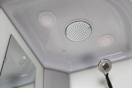 Душевая кабина Niagara NG-1101-14F 900х900х2150 низкий поддон 13см стекло матовое с полкой