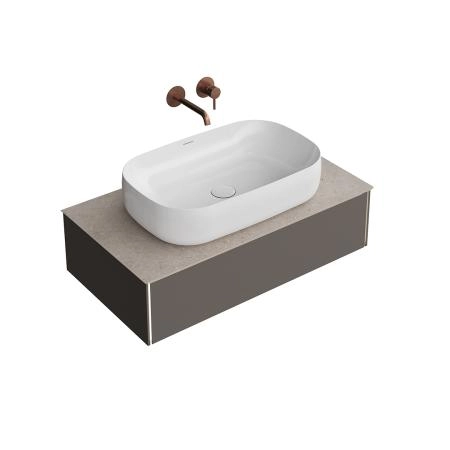 Тумба Kerama Marazzi MAGICA МАДЖИКА MA.90.1\EGR.M подвесная 90, 1 ящик, вечерний серый матовый