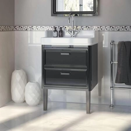 Раковина Kerama Marazzi POMPEI ПОМПЕИ PO.wb.80 подвесная/мебельная 80, белая глянцевая