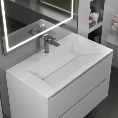 Раковина Uperwood Next 80 см, прямоугольная, белая