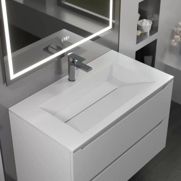 Раковина Uperwood Next 80 см, прямоугольная, белая