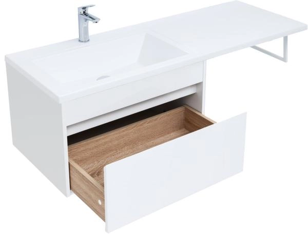 Тумба под раковину Aquanet Токио 68 белый (подвесная, 1 ящик)