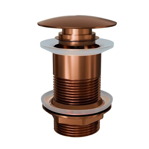 Донный клапан KNOTLOR BM9010RB, без перелива бронза