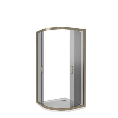Душевой уголок GOOD DOOR JAZZE R-90-B-BR 90x90 тонированное