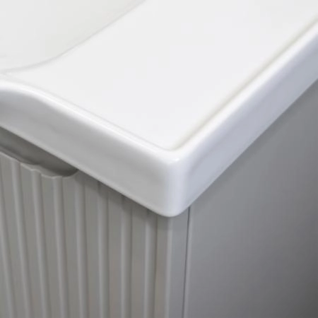 Тумба с раковиной Comforty Сидней-100 00-00022768CF серый шелк с раковиной CF188057-100