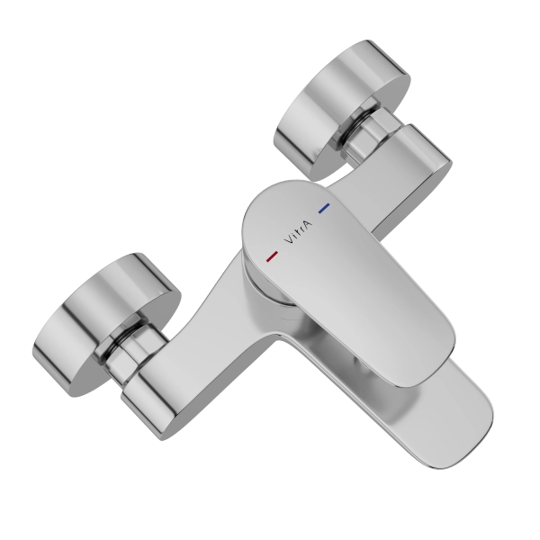 Смеситель VitrA Flow Soft  A42946EXP настенный однорычажный хром латунь