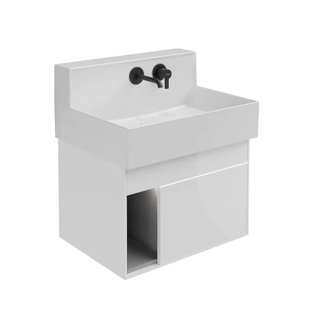 Тумба Kerama Marazzi TECNOLOGICA M ТЕКНОЛОДЖИКА М LOG.M.65\WHT ба Logica M/Лоджика М подвесная 2 выдвижных ящика 65, белоснежный