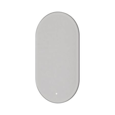 Зеркало Boheme овальное, мет. рама, тыльная подсветка, сенсор, антизапотевание, 60*110, CHROME 568-CR