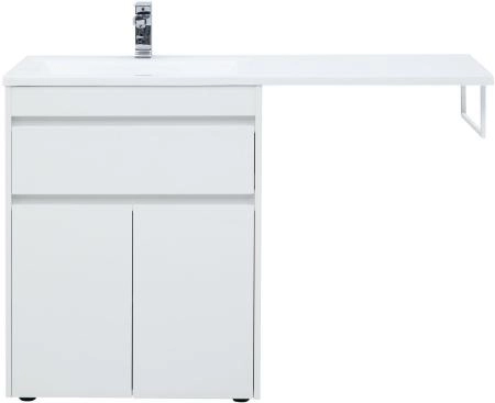 Тумба под раковину Aquanet Токио 68 белый (напольная, 1 ящик, 2 дверцы)