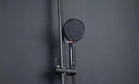 Душевая система Gappo G2496-26 черный матовый с изливом