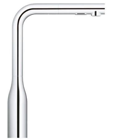 Смеситель Grohe Essence New 30270000 для кухни,выдвижной излив, L-излив