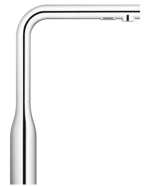 Смеситель Grohe Essence New 30270000 для кухни,выдвижной излив, L-излив