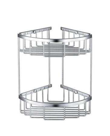 Полка угловая двойная Timo Nelson (150082/00) хром