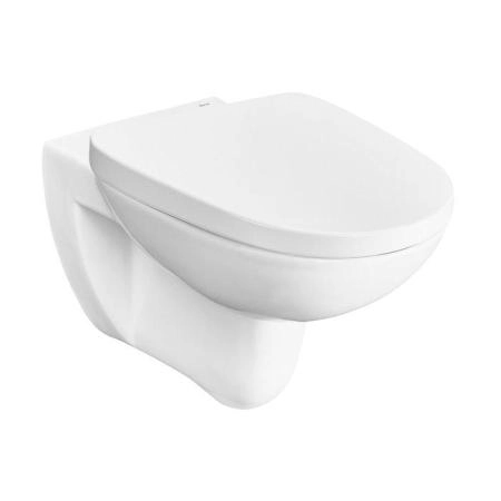 Roca Debba Round Унитаз подвесной 35x54см, безободковый, цвет: белый