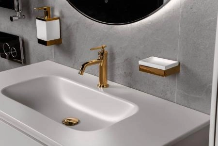 Диспенсер Boheme настенный Qubic Gold 10727-G