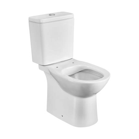 Roca Debba Round Унитаз моноблок 35x65см, безободковый, универсальный выпуск, цвет: белый
