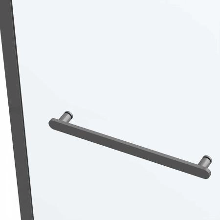 Душевая дверь Vincea Como Soft VDS-1CS110CLGM, 1100, вороненая сталь, стекло прозрачное