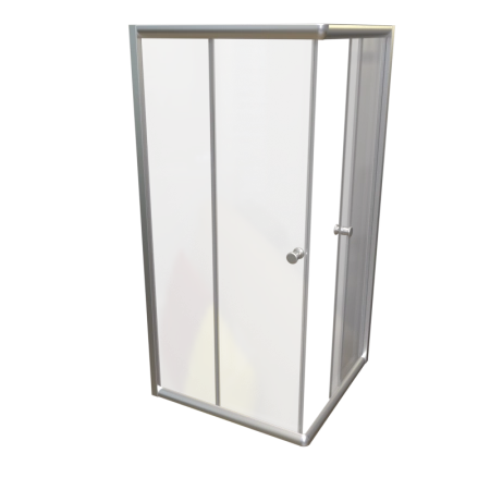 Поддон к душевому углу Дрим 110, Санрайз 110 (квадратный поддон на раме-подставке с устройством слива)