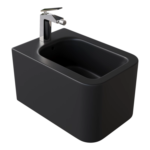 Биде подвесное Boheme Mane Черный матовый 970-BDT-B