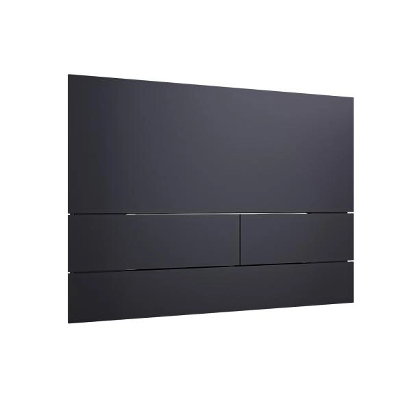 Кнопка смыва KNOTLOR DUET BIS109BL, черный  (серия 1)
