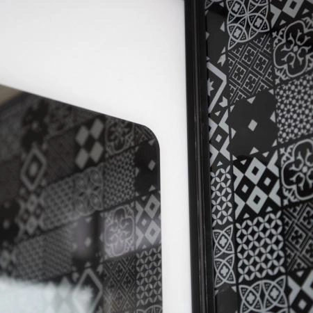 Душевая кабина Esbano 100x100 профиль Черный стекло прозрачное ESKBB100CKR