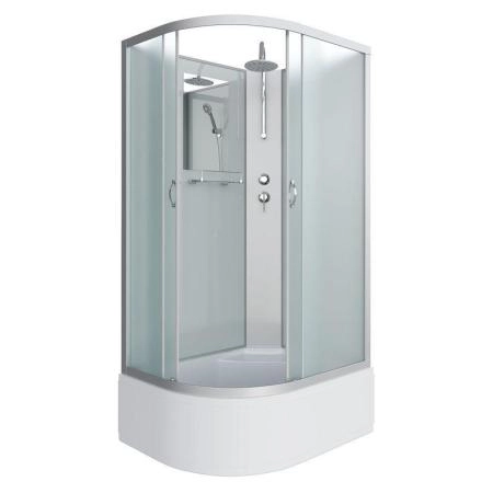 Душевая кабина Niagara NG-2310-14RBKT 1200х800х2100-2400 высокий поддон 40см стекло матовое