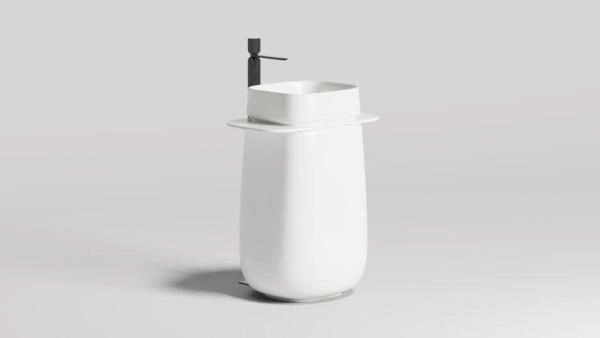 Раковина Salini ORIENTE TOTEM S-Sense глянцевая 70x49 1303101G напольная