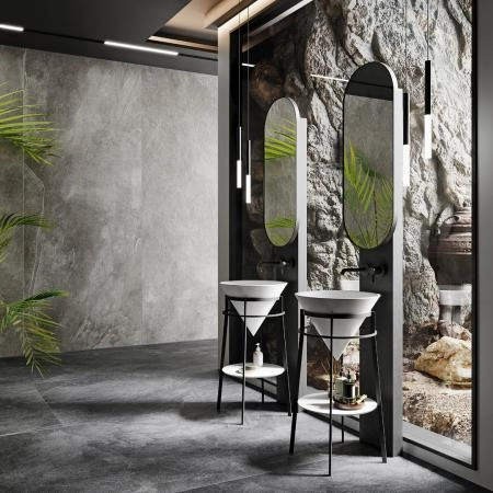 Раковина Kerama Marazzi CONO КОНО CO.wbi.44 встраиваемая сверху 44, белая глянцевая