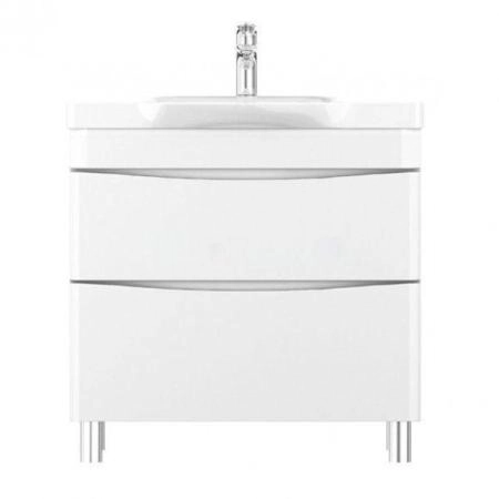 Тумба под раковину Am.Pm Like M80FSX0802WG 80 см напольная,цвет белый глянец