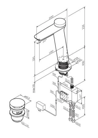 Смеситель для раковины AM.PM Inspire 2.0 F50A93400 хром