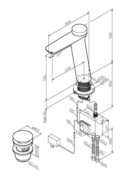 Смеситель для раковины AM.PM Inspire 2.0 F50A93400 хром