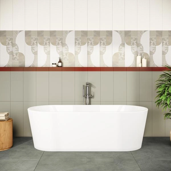 Ванна VitrA Geo 65380006000 180 x 80,5 см отдельностоящая акриловая прямоугольная белая