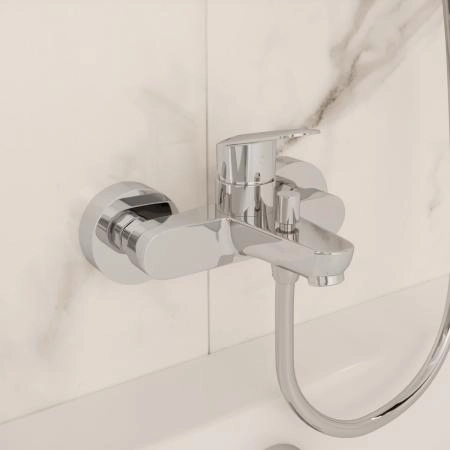 Смеситель VitrA Flow Round  A43057EXP1 настенный однорычажный хром латунь