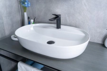Раковина Gid D1346 61x41 на столешницу белая