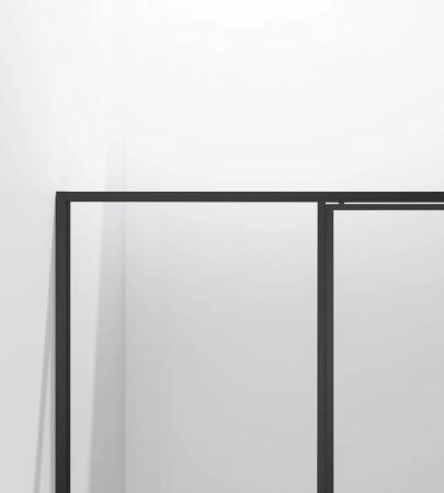 Душевая дверь Vincea Slim 8mm VDP-4SL120CLB, черный, стекло прозрачное