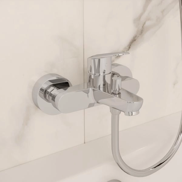 Смеситель VitrA Flow Round  A43057EXP1 настенный однорычажный хром латунь