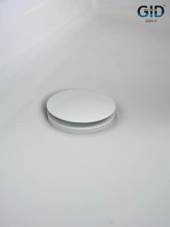 Донный клапан Gid универсальный G-60W 76606K белый 7x7x10