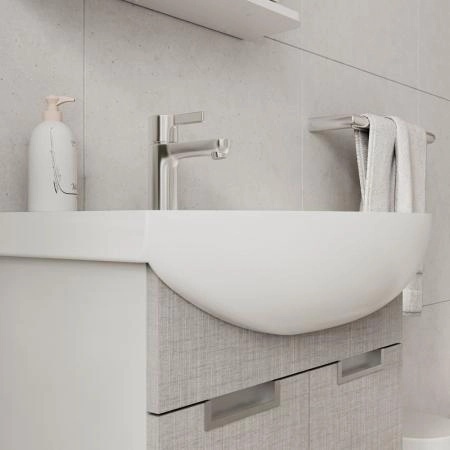 Тумба для ванной Volna Vario Sf 50.2D Софт/белый напольная (Рива) раковина отдельно