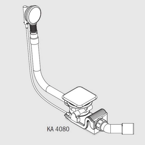 Слив-перелив Kaldewei KA 4080 687772000001 белый