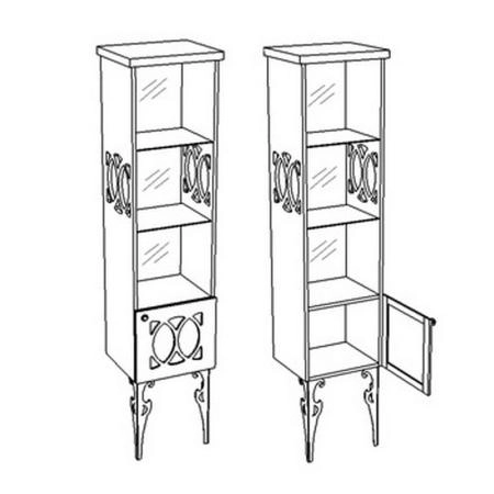 Шкаф-пенал Corozo Таормина 40