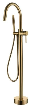 Смеситель напольный Boheme Uno. Matt Gold 469-MG