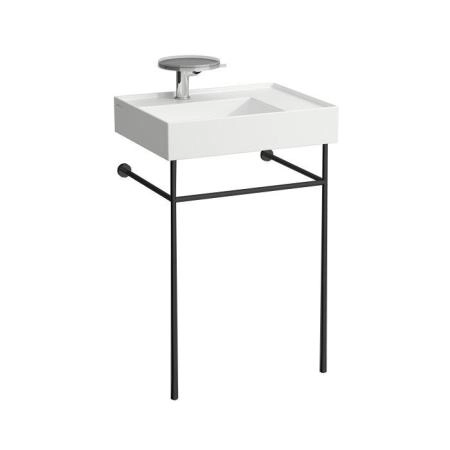 Laufen Kartell Консоль 53.5х44х79см, с раковиной на 1 отв,, напольная, покрытие LCC, цвет: черный матовый