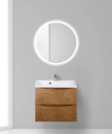 Тумба под раковину Belbagno MARINO Rovere Moro подвесная 650x450x500 MARINO-650-2C-SO-RW-P