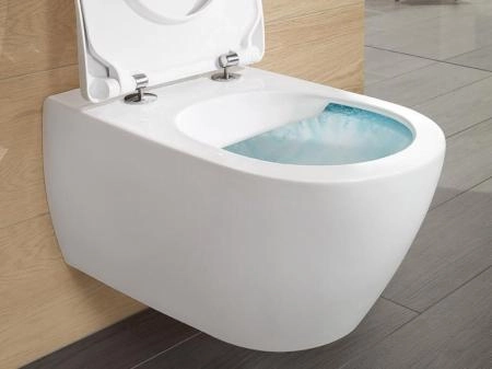 Villeroy&Boch Subway 2.0 унитаз с открытым смывным краем 370x560 подвесной,DirectFlush,горизонтальный выпуск,не для смывных кранов,альп цвет белый